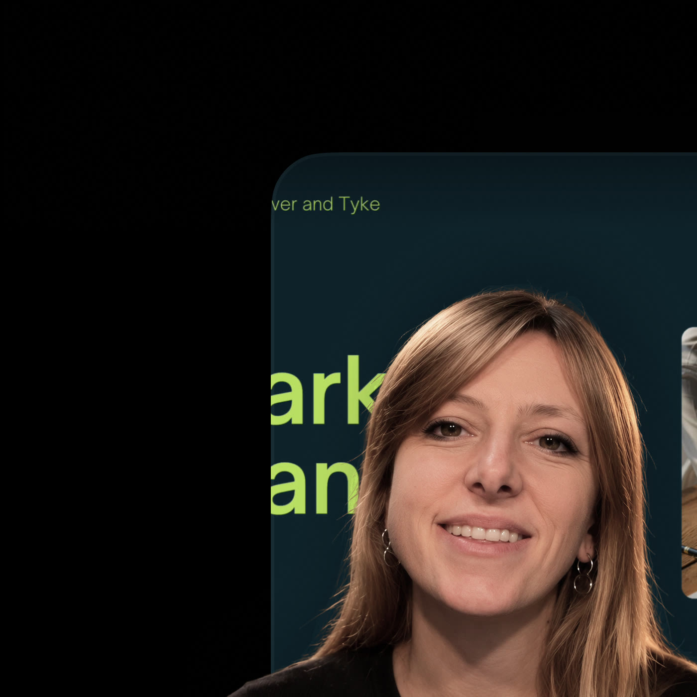 Presenting slides with screen and camera in Supercut